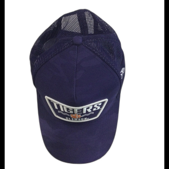 New Era Cap Hat Unisex Snapback Color Blue Clemson Tigers 9Forty Truckers Cap - Picture 6 of 6